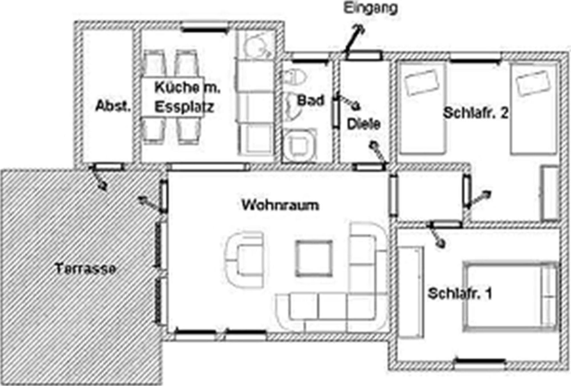 Bungalow M 07 In Burhave Dış mekan fotoğraf